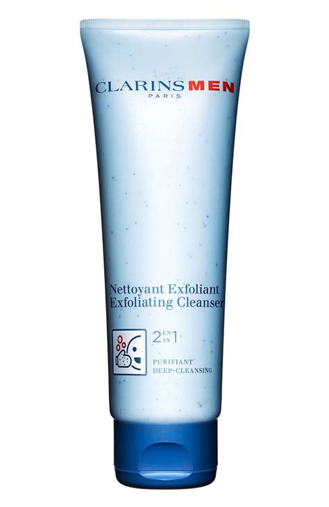 Очищающий и отшелушивающий крем для лица "2 в 1" Men (125ml) CLARINS ...