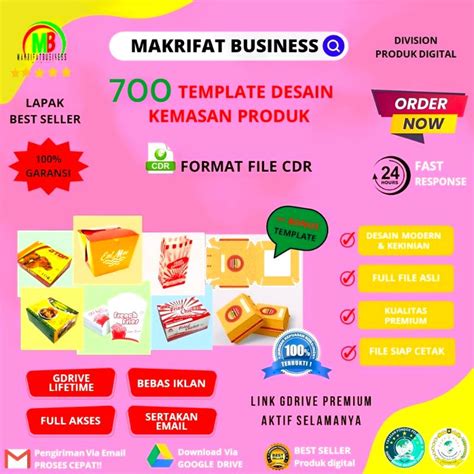 Jual Desain Kemasan Koleksi Template Design Grafis Kemas Usaha