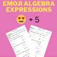 Emoji Algebra Expressions By Bretz S Lesson Plans Tpt