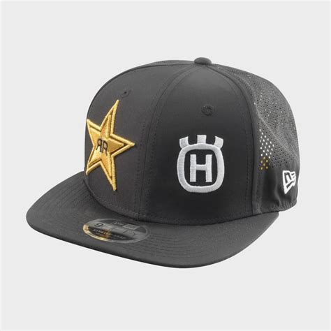 ROCKSTAR HUSQVARNA 2023 RS FLAT CAP BLACK - Gear 4 Motorcycles