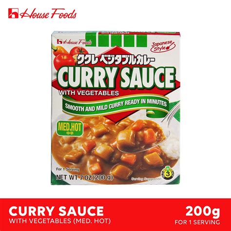 House Foods Kukure Japanese Curry Sauce Medium Hot 200g Shopee Philippines