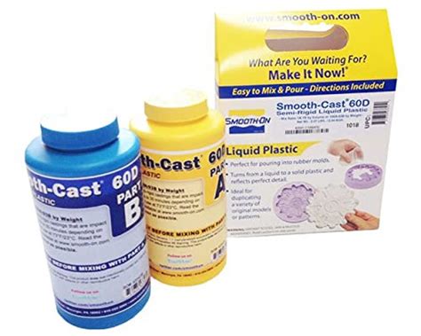 Smooth-on Smooth-cast Semi - Rigid Line 60D Series, Trial Size Unit - Etsy
