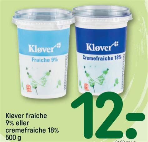 Kløver Creme Fraiche 9 Rema 1000 april 2023 Alle Tilbudsavis