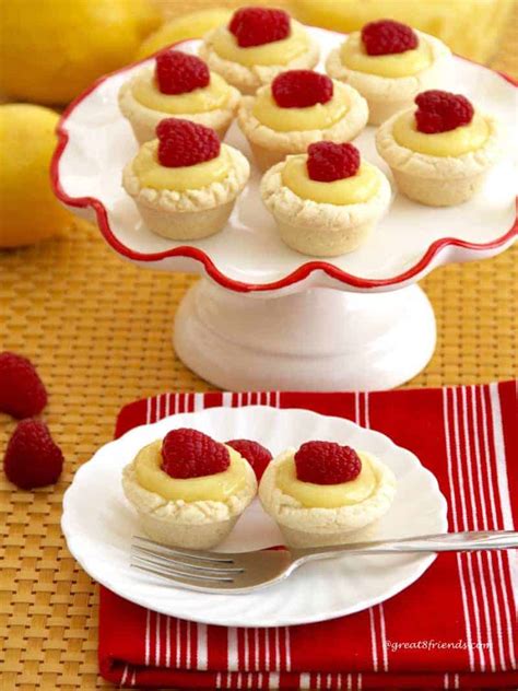 Easy Mini Lemon Tarts Great Eight Friends
