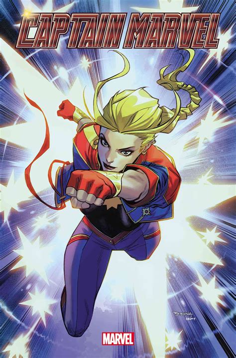 CAPTAIN MARVEL DONS A NEW COSTUME AND TAKES HER PLACE AS EARTH'S PRIME