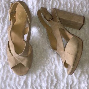 Michael Michael Kors Shoes Michael Kors Suede Nude Shoes Poshmark