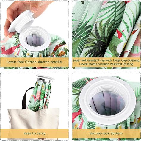 Piece Ice Bag Pack For Injuries Hot Water Bag For Pain Relief Reusable Screw Top Ice Bag