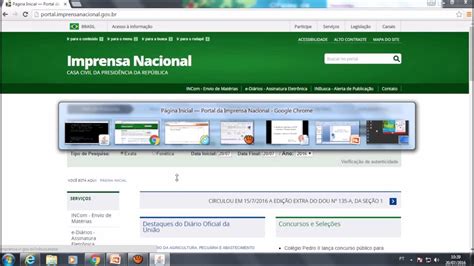 Consulta Publicações Dou - Como Consultar de Publicações no DOU - YouTube
