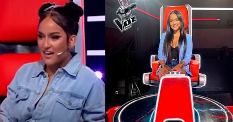 Daniela Darcourt se molesta con competidores de La Voz Perú por no escogerla como coach latina