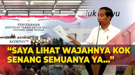 Full Pidato Jokowi Serahkan Sertifikat Tanah Ke Warga Jawa Tengah Di