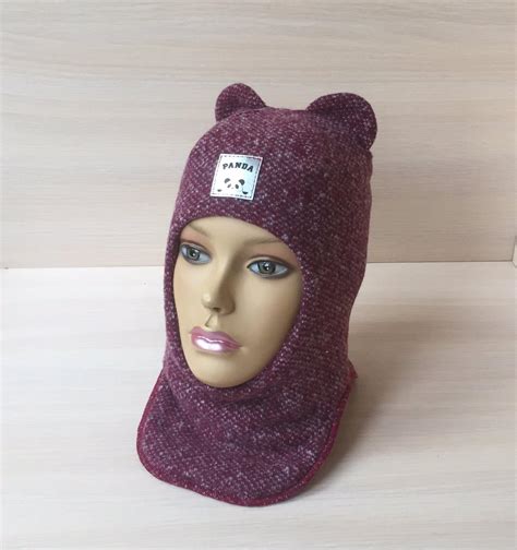 Шапка-шлем универсальный от 1 до 3 лет | Шапка шлеп для девочки | Шапка ...