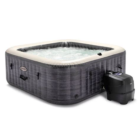 Intex 6 Person 140 Jet Vinyl Inflatable Hot Tub Set Of 5 Furni Outdoor World