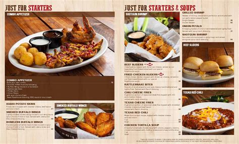 Texas Roadhouse Menu Take Out
