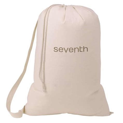 Canvas Laundry Bag With Shoulder Strap - The One Packing Solution