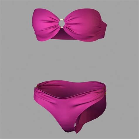 Tie Side Bikini Bottoms D Model Ds Blend C D Fbx Max Ma Lxo Obj Free D