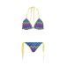 Neon Wave Custom Bikini Swimsuit Id D