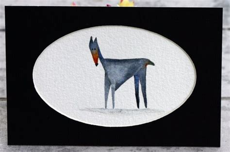 Doberman Watercolor Art