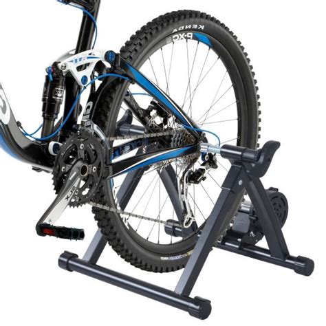 Homcom Foldable Indoor Bike Turbo Trainer Black
