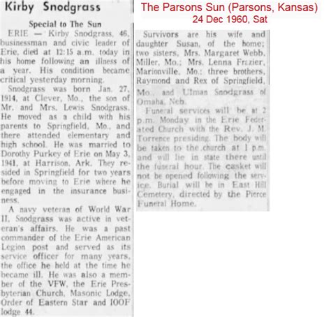 Kirby Snodgrass 1914 1960 Find A Grave Memorial