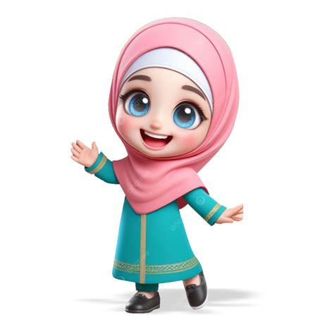 gambar watak gadis islam  muslim kanak kanak muslim watak png