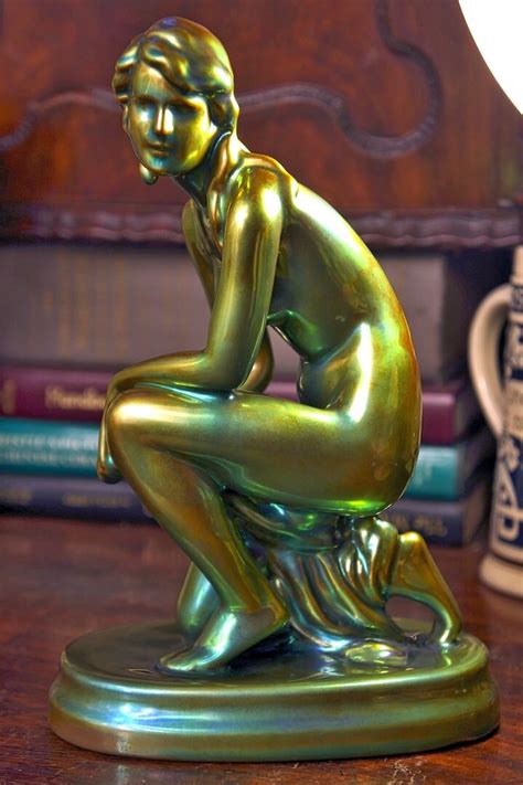 Art Nouveau Nude Woman Figurine