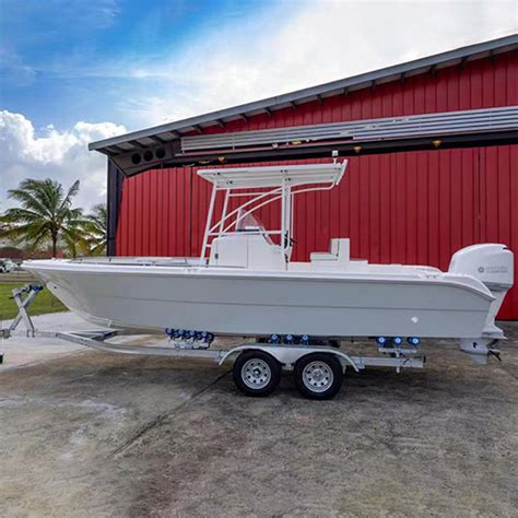 32FT Fiberglass Boats Sport Center Console Fishing Boats With Engine