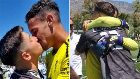 Spanish Footballer Comes Out As Gay By Kissing Boyfriend To Celebrate Promotion As Fans Praise