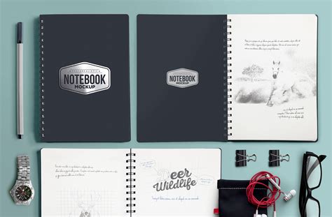 Notebook Mockup Free Psd Download Zippypixels