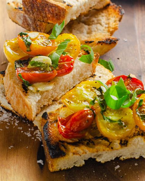 Roasted Tomato Bruschetta With Tarragon Lost In Food