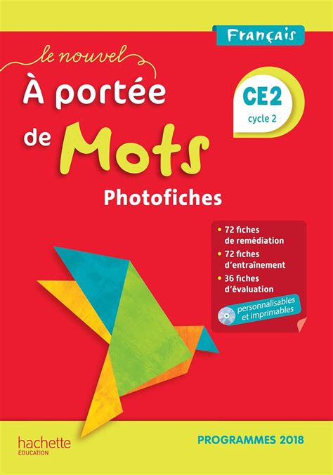 Le Nouvel A Port E De Mots Ce Photofiches Cd Edition