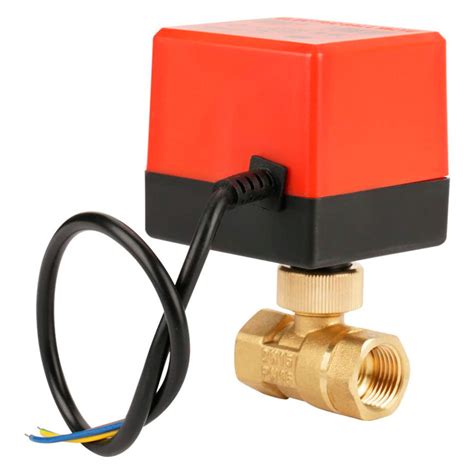 Моторизований кульовий кран з електроприводом 12V-DN15 | Аква-Клімат
