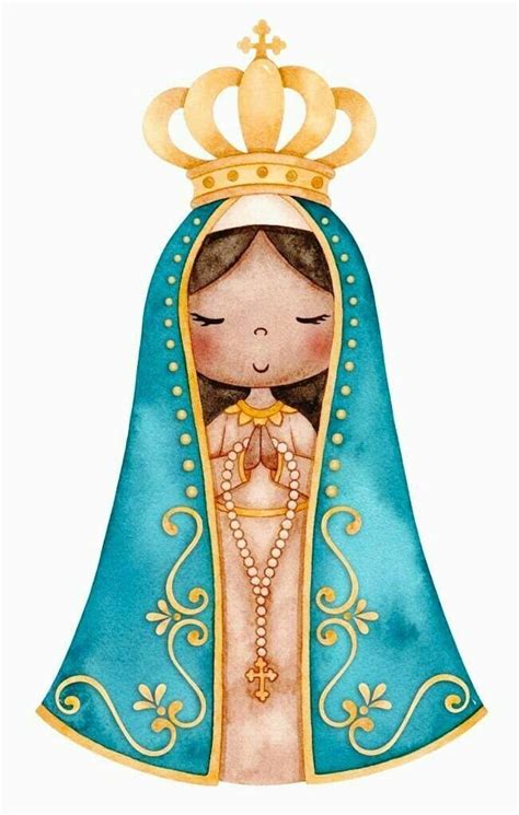 Nossa senhora aparecida png | Desenhos nossa senhora