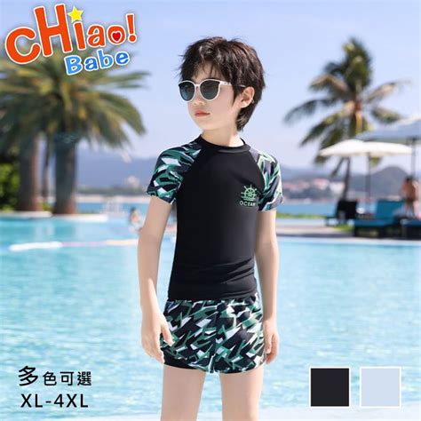 chiao Babe 俏寶貝 1套 迷彩印花速乾兒童泳裝 PChome 24h購物