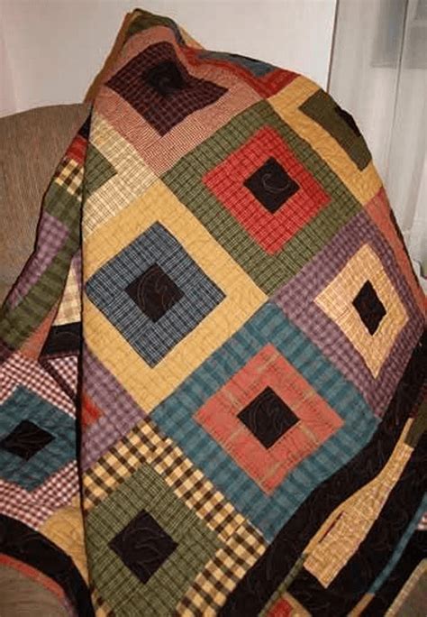 Vibrant Plaids Are Stunning In This Easy Quilt Quilting Digest Quilts Homespun Fabric