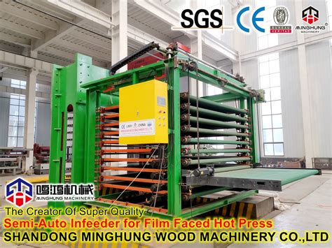 Film Plywood Lamination Hot Pressing Machine Shandong Minghung Wood Machinery Co Ltd