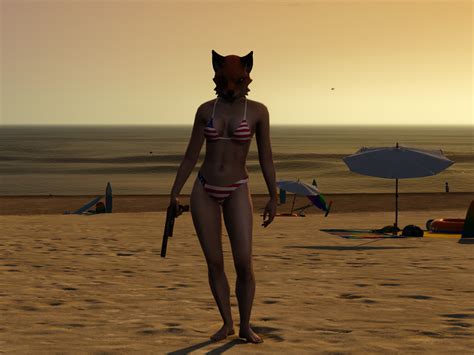 American Flag Bikini For MP Female GTA5 Mods