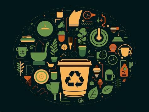 Eco Friendly Coffee And Coffee Cup Premium Ai Generated Image
