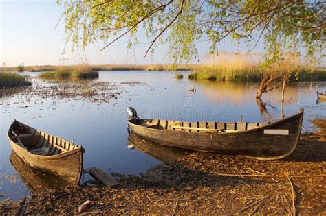 Old boats at the sunset stock image. Image of look, fisherman - 6402479