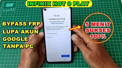 Cara Bypass FRP Infinix Hot Play Lupa Akun Google Tanpa PC YouTube