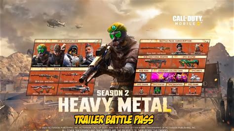 Trailer Battle Pass Codm Season 2 Karakter Senjata BP Vault Codm S2