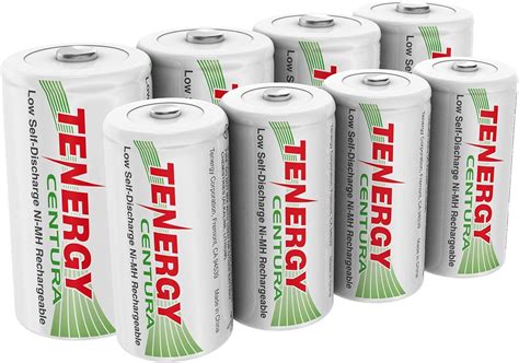 Amazon Tenergy Centura Low Self Discharge 8 Pack NiMH Rechargeable