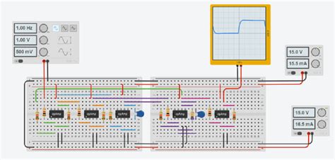 Falstad simulation of the close loop system. In circuit modelling... | Download Scientific Diagram