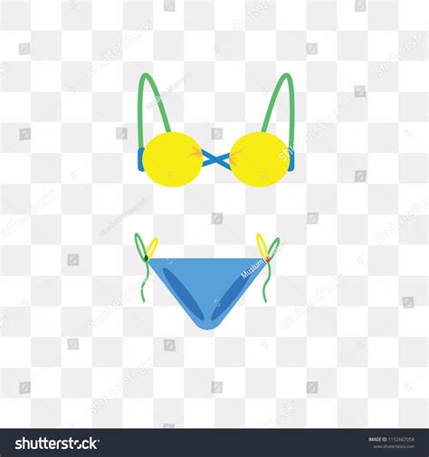 Bikini Vector Icon Isolated On Transparent Stock Vector Royalty Free Shutterstock