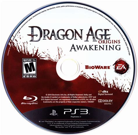 Dragon Age Origins Awakening Cover Or Packaging Material Mobygames