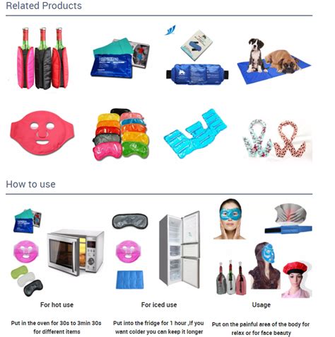 Medical Hot Cold Polyester Gel Beads Therapy Ice Pack Wrap For Knee Instant Relief From China