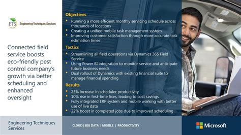 Objectives Running A More Efficient Monthly Servicing Schedule Across