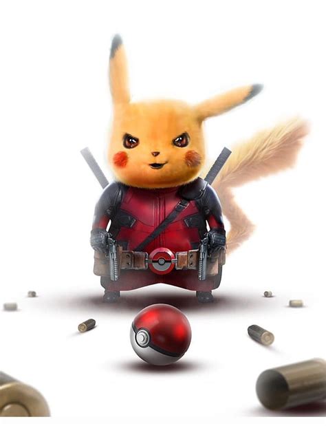 Deadpool's Pikachu GX X Force Version Custom Made, 53% OFF