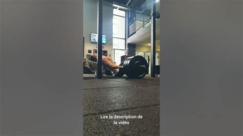 Hip Thrust Barre Libre Youtube