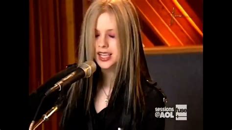 Avril Lavigne He Wasnt Acoustic Aol Keyword Sessions 04122004