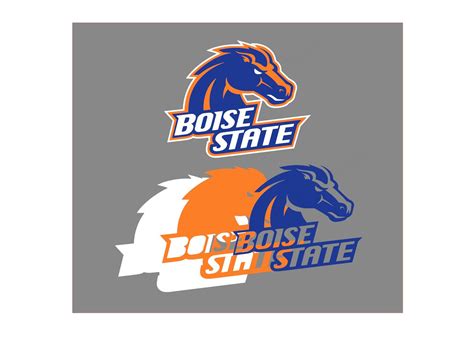 Boise State Svg And Studio 3 Cut File Stencil Decal Files Logo For